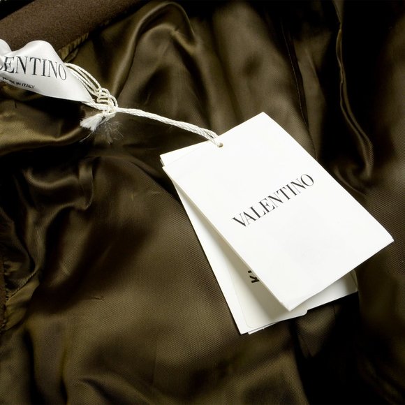 Valentino Men's Cashmere Wool Embroidered Full Zip Bomber Jacket US M IT 50 - Picture 6 of 7